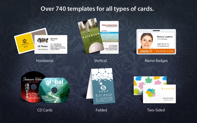 business card app for mac