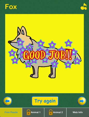 Animal Voice Puzzle for iPad screenshot 2