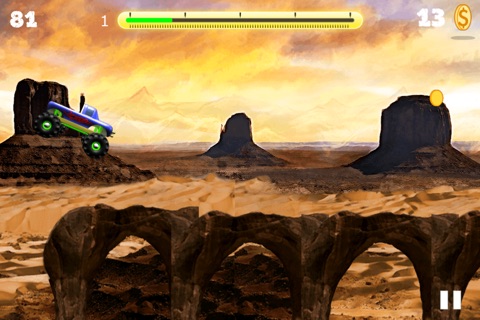 4 Wheels Monster Madness Pro - Cool speed big truck road racing screenshot 4