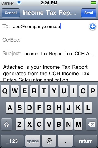 CCH Income Tax Rates Calculator Lite screenshot 3