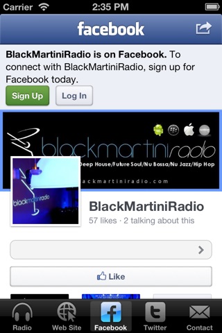BlackMartini Radio screenshot 2
