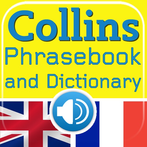 Collins English<->French Phrasebook & Dictionary with Audio icon