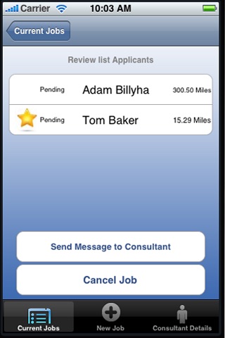 iRecruit screenshot 2