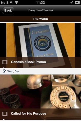 Calvary Chapel Tehachapi app screenshot 2