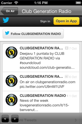 Club Generation Radio screenshot 3