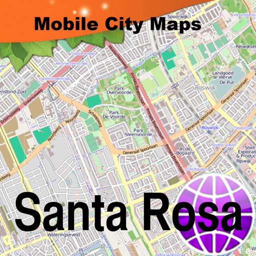 Santa Rosa, CA, Street Map icon