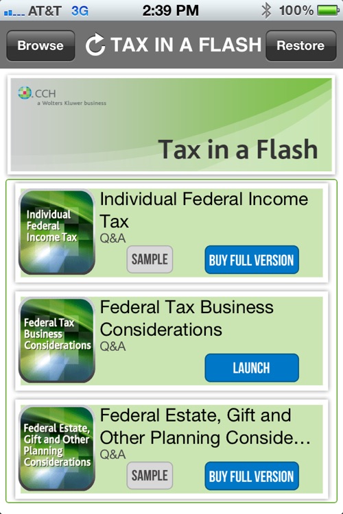 Tax in a Flash