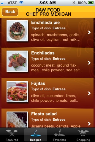 RAW FOOD CHEF PRO MEXICAN screenshot 3