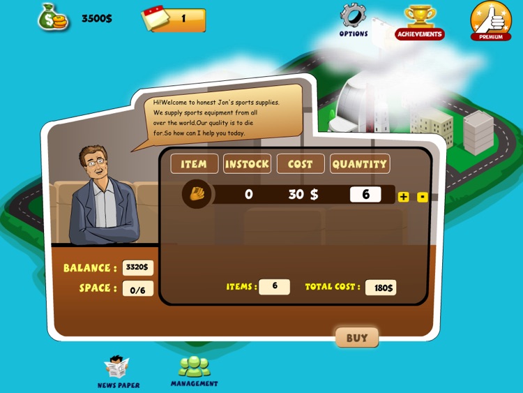Sports Store Tycoon HD screenshot-4