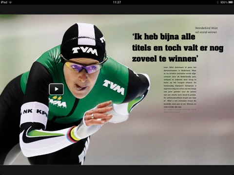 magazine schaatsen.nl screenshot 2