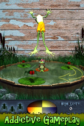 Slyde the Frog™ - the Free Feverish Froggy Flying Fun Fest Game! Screenshot 2