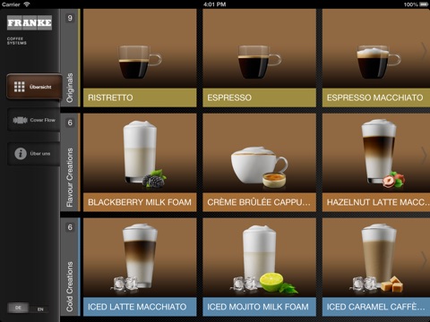 Coffee Ideas by Franke - iPad Edition screenshot 2