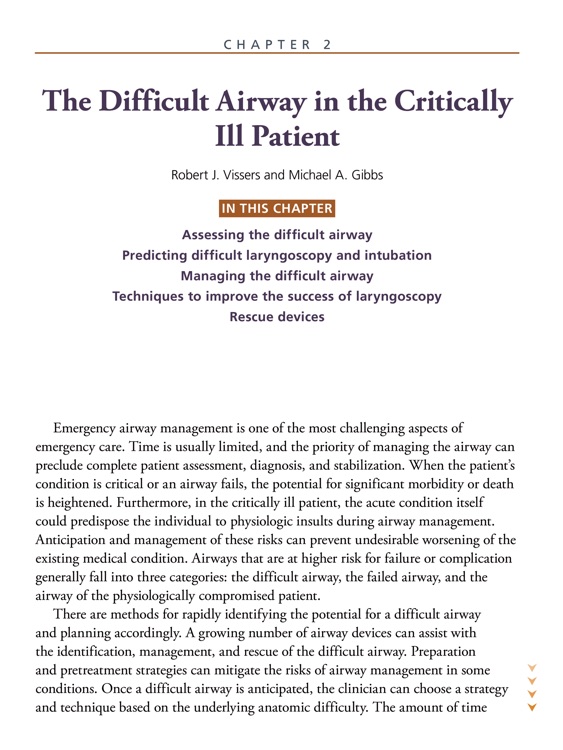 Emergency Department Resuscitation of the Critically Ill