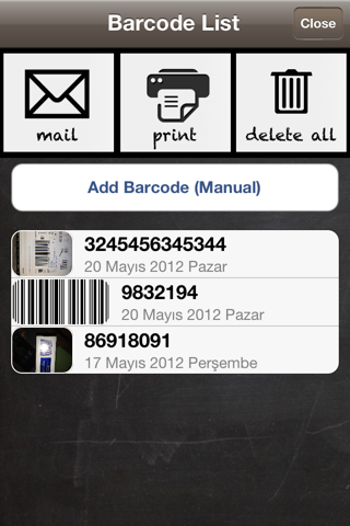 Laser Barcode Pro screenshot 2