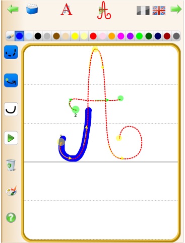 Learn to write Alphabet Letters - English and French Sounds screenshot 2