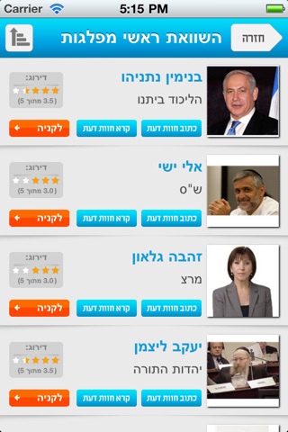 zap בחירות screenshot 2