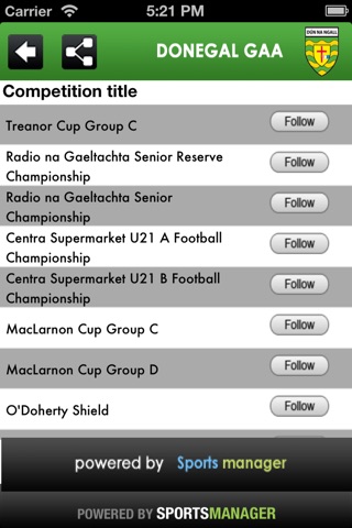 Donegal GAA screenshot 3