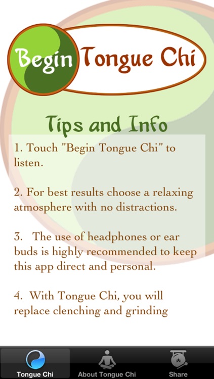 Tongue Chi TMJ Relief