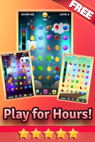 Candy Mania Puzzle Games - Fun Candies Match3 For Kids HD FREE screenshot 2