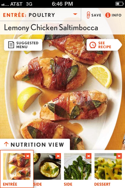 Cooking Light Recipes: Quick and Healthy Menu Maker