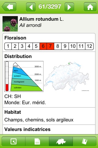 Flora Helvetica Pro français screenshot 3