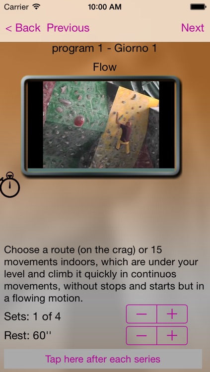 Climbin Training - Allenati per l'arrampicata con il tuo iPhone screenshot-4