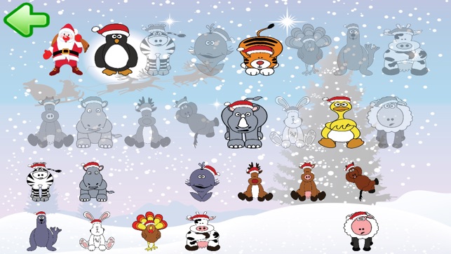 Puzzle: Christmas animals for toddlers(圖5)-速報App