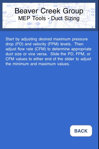 MEP Tools - Duct Sizing