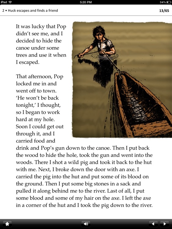 Huckleberry Finn: Oxford Bookworms Stage 2 Reader (for iPad)