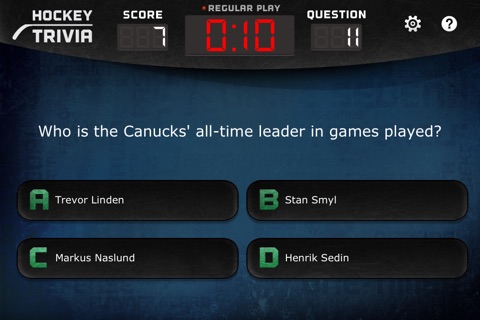 Vancouver Canucks - Hockey Trivia Lite screenshot 4