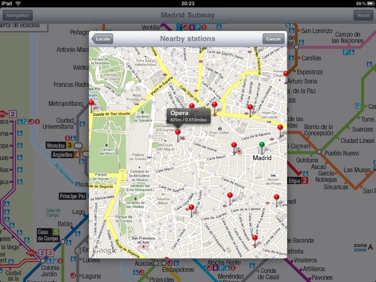 Madrid Subway for iPad screenshot-4
