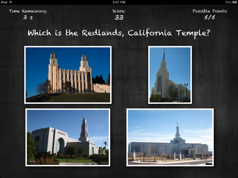 LDS Temple Quiz for iPad screenshot 3