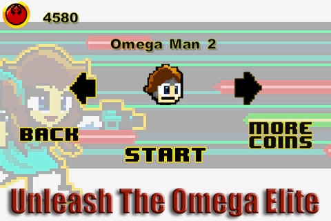 Omega Man Pixel MultiPlayer: Battle Station X Run screenshot 2