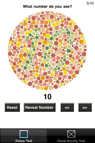 Eye Test Snellen Ishihara screenshot 2