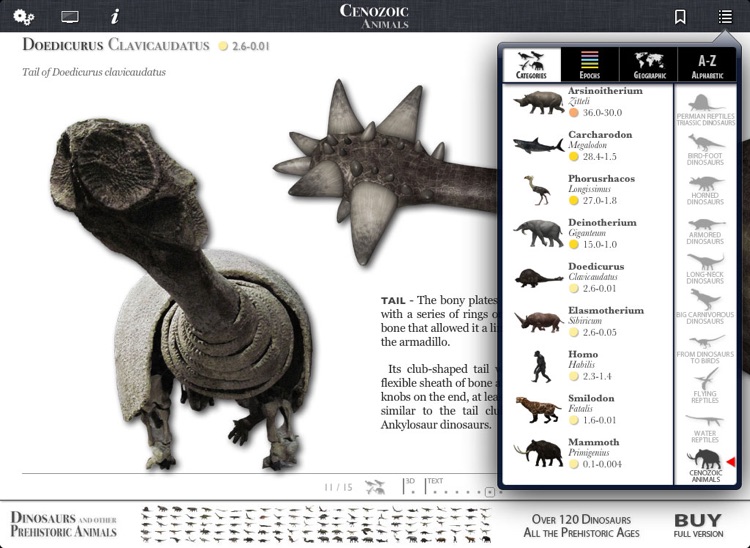 SM Cenozoic Animals HD screenshot-4