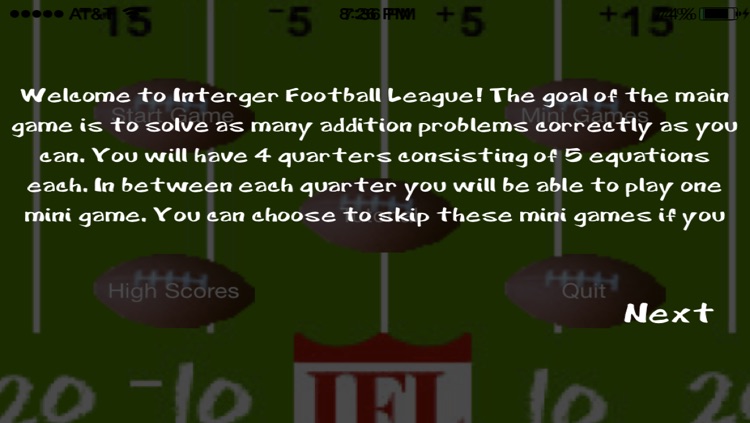 Integer Football