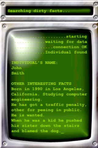 Identity search screenshot 4