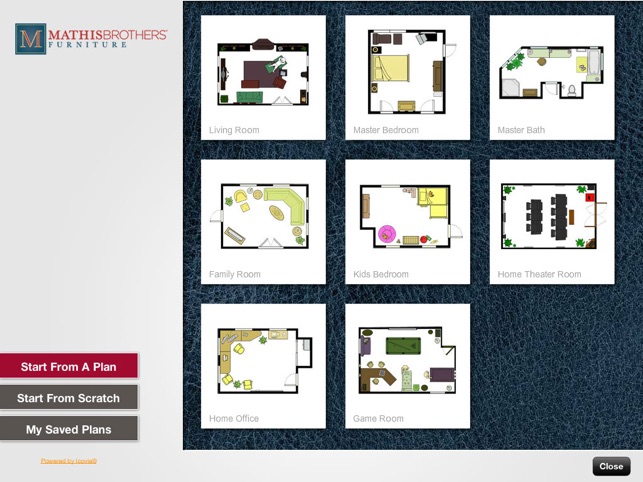 Mathis Brothers Room Planner