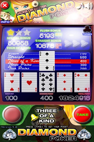 Casino Video Poker Diamond screenshot 2