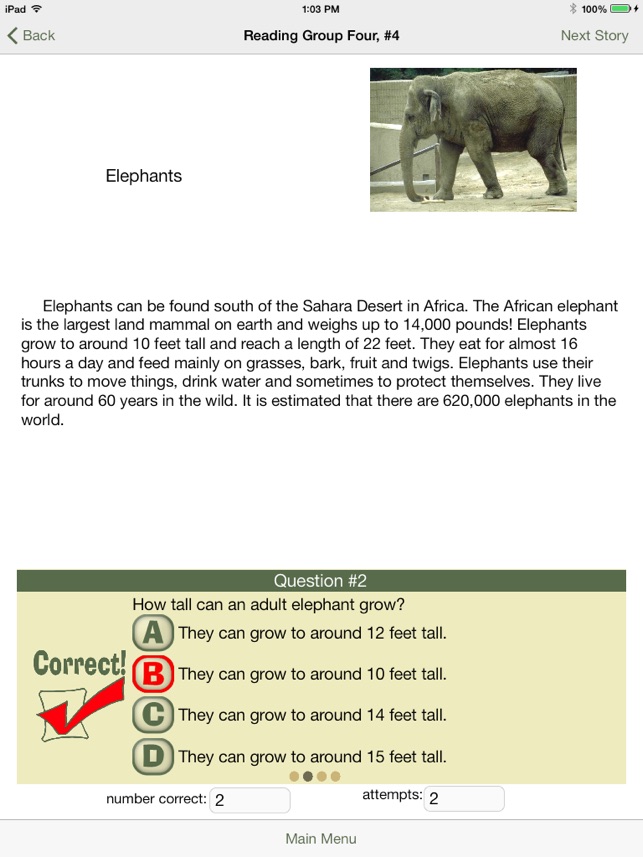 Reading: Grades 3-4, Animals-Free(圖3)-速報App