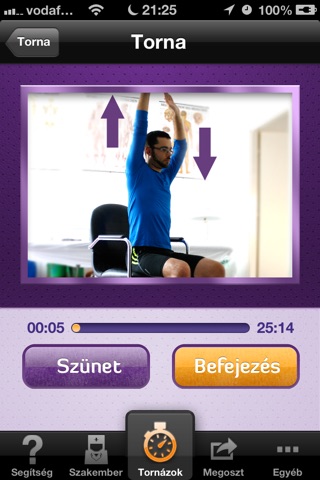 iGyógytorna - Otthon végezhető gyógytorna gyakorlatok screenshot 2