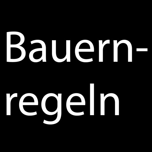 Bauernregeln!