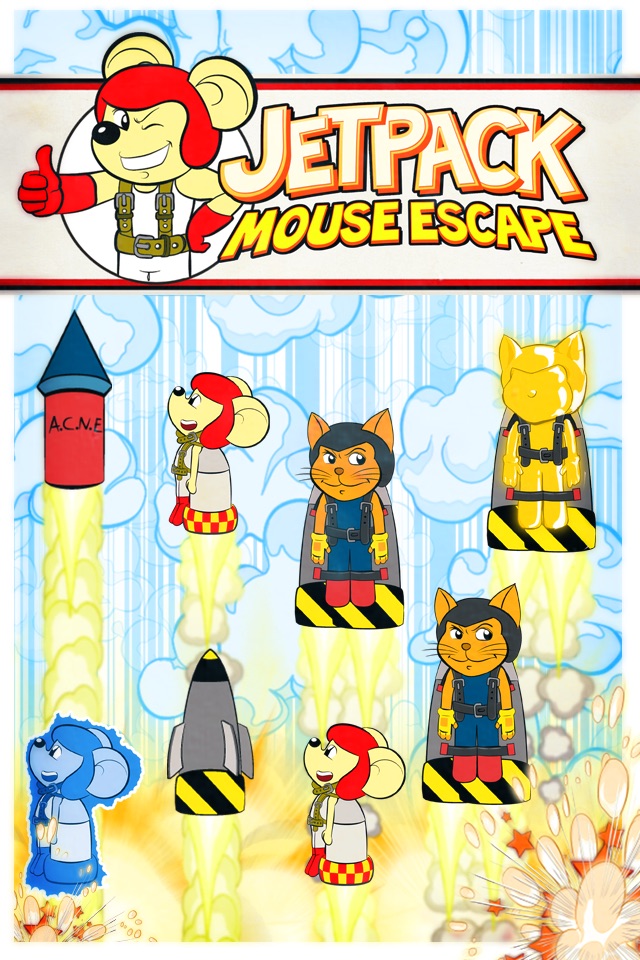 Jetpack Mouse Escape FREE: The Best Cartoon Game