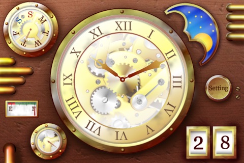 SteamPunk-Clock screenshot 2