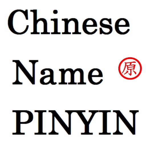 Chinese Name PINYIN iOS App