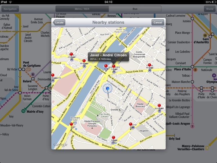 Paris Metro for iPad screenshot-4