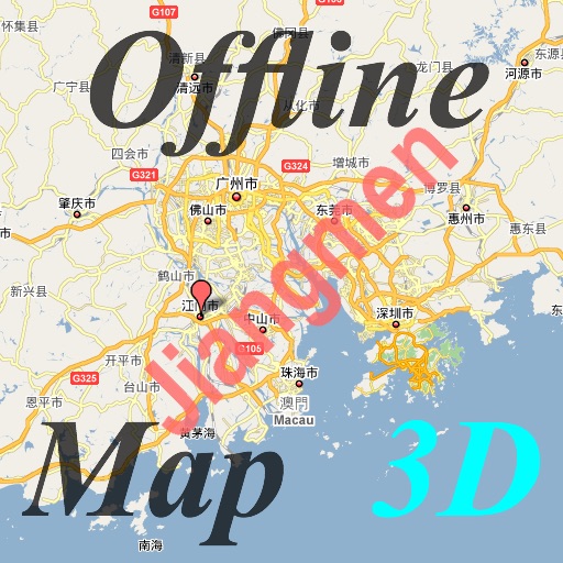 3D Offline Map Jiangmen