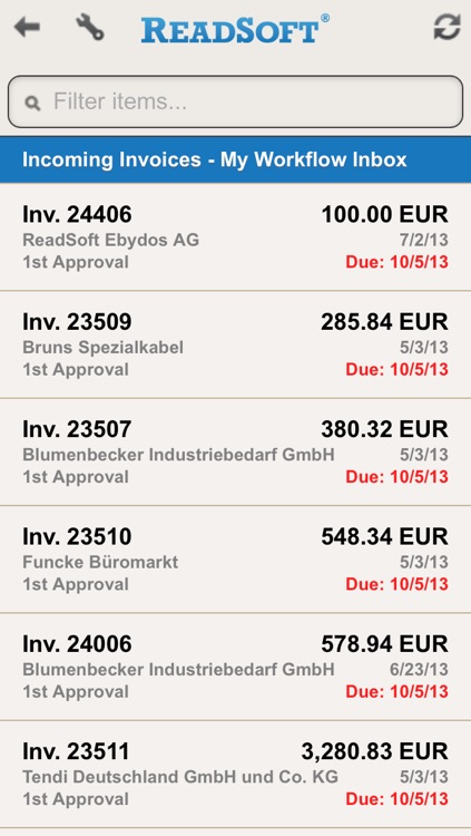 ReadSoft Mobile Legacy