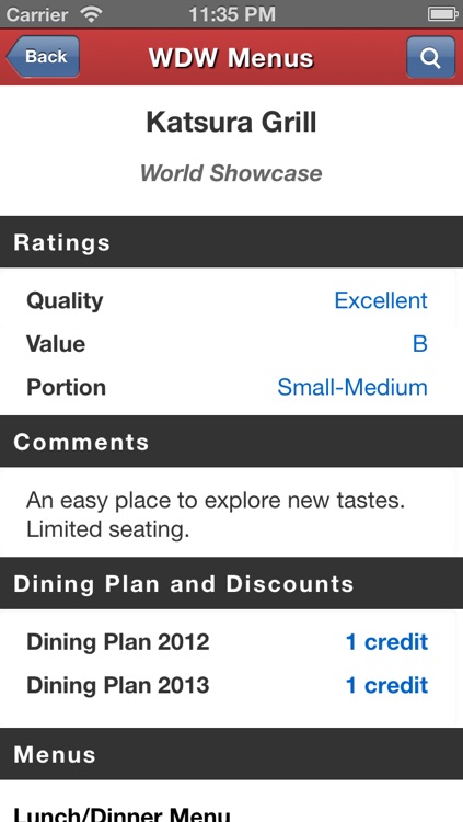 Disney World Menus from TouringPlans.com – Up to Date Menus for Disney World Restaurants