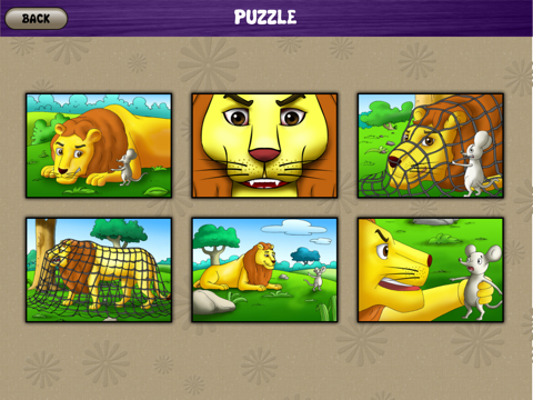Lion and Mouse Interactive Storybook iPad version screenshot 3